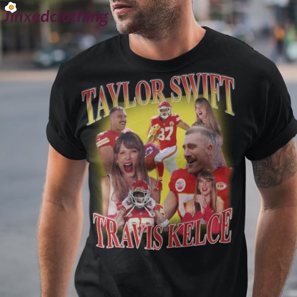 Official Taylor Swift And Travis Kelce Digital Image T-shirt 